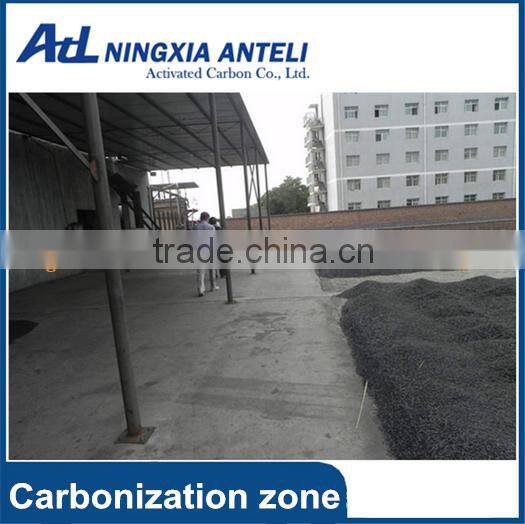 Impregnated activated carbon for H2S removal