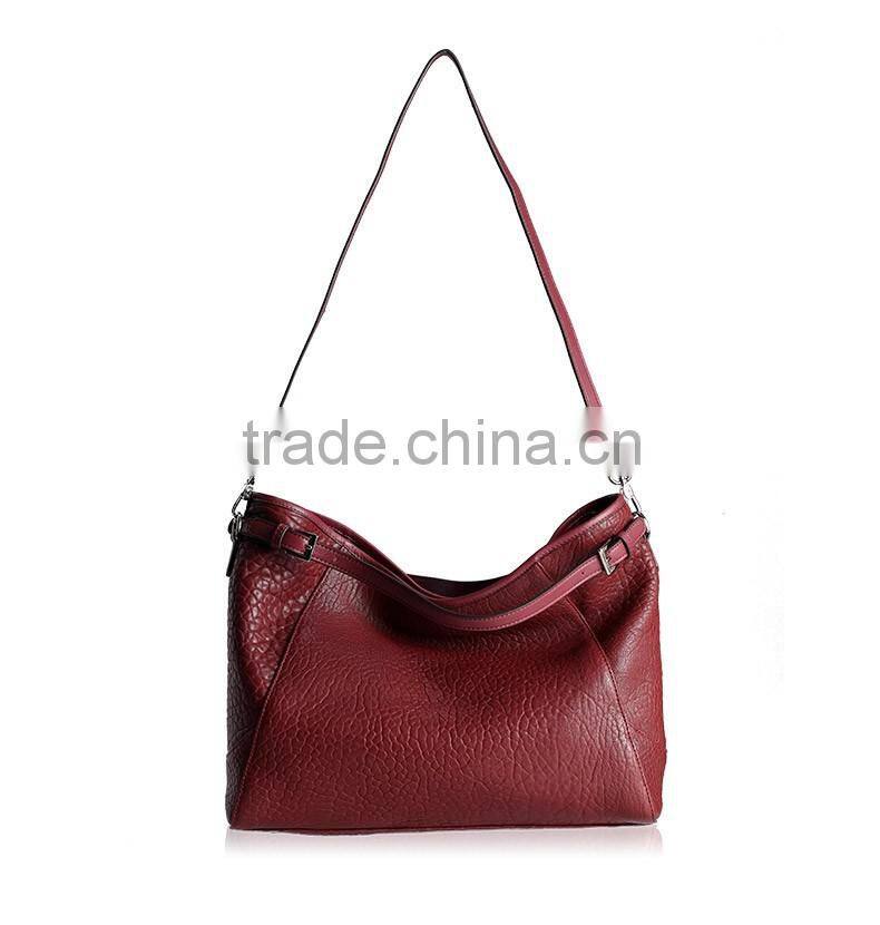 top grain calf leather stylish brand handbags ladies tote bags in china