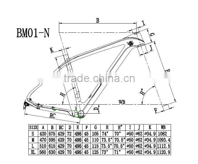 Taiwan factory High-ranking 2 seat mountain bike bicycle