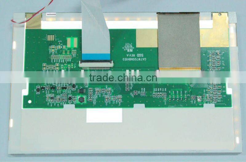 lcd panel 7" RGB 800x480 with control board lcd touch 7 inch lcd