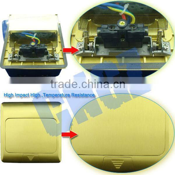 CGZ Brand 2015 new hot sale high-quality hidden floor socket
