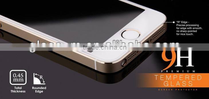 Hot blue film mobile phone accessory for iphone 5s screen cover glass protector