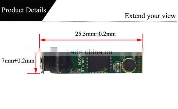 6 pcs infrared leds 7mm video and audio camera module for IP camera