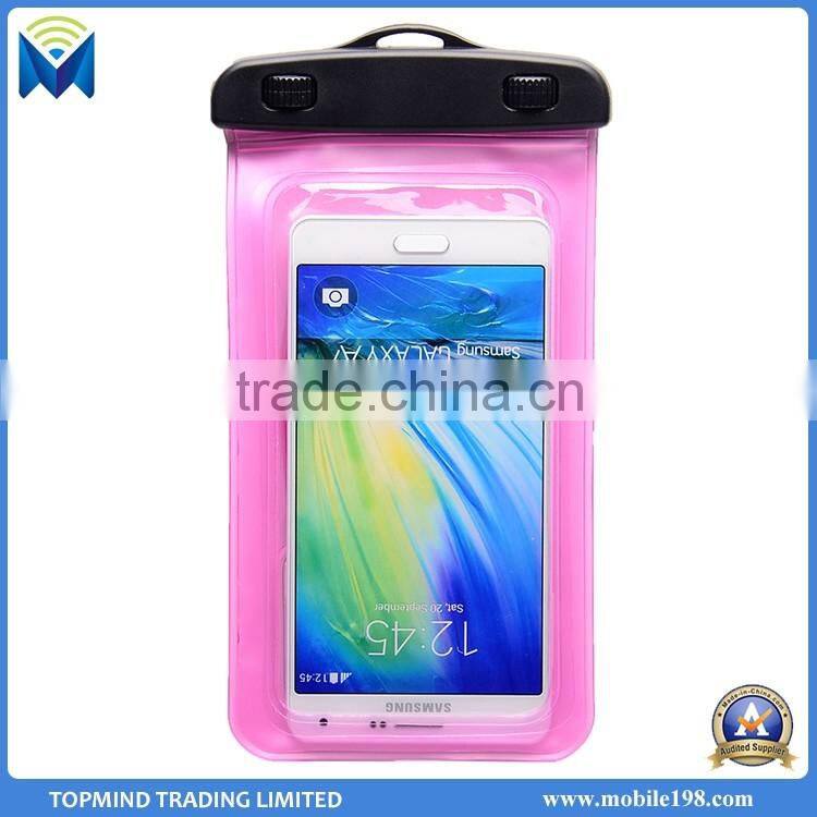 Wholesale mobile phone waterproog bag for swimming with lanyard