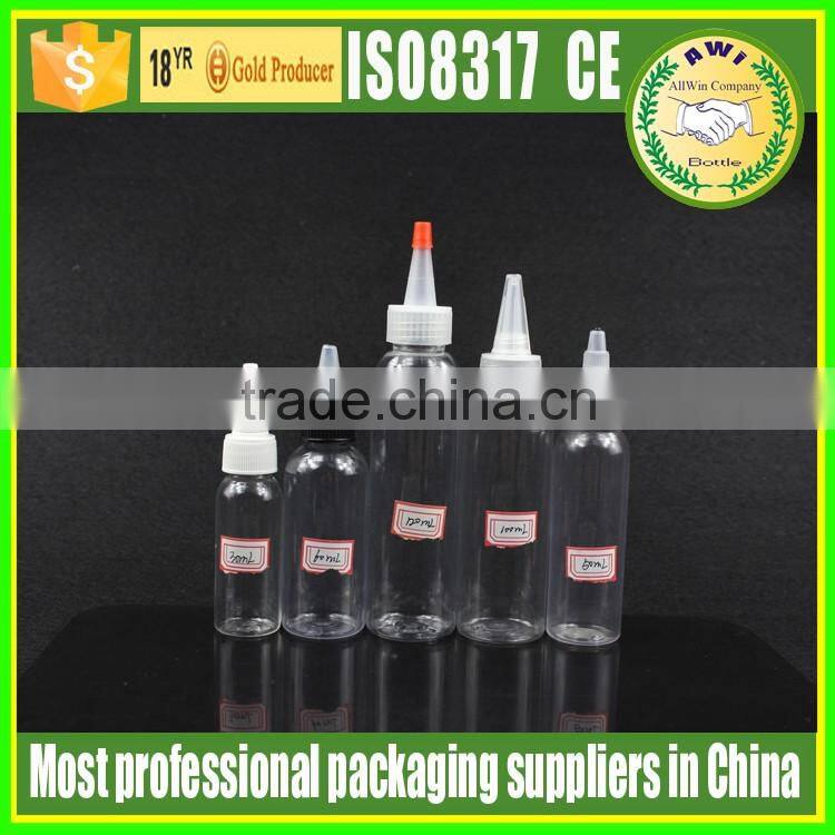 PET Nozzle Twist Cap Plastic Bottle colored sand bottle 60ml