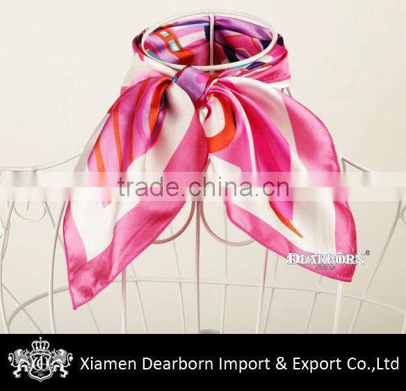 Soft Silk Scarf Maker Custom Design Printing Scarves