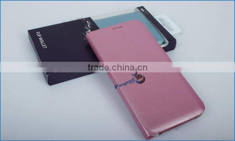 For samsung galaxy s6 case leather case for samsung s6, protective case for samsung galaxy S6