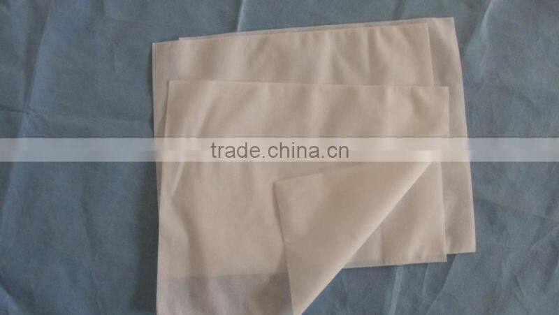 2016Airline Travel white 100% polypropylene pillowcase
