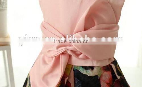 2016 baby flower butterfly ready made kids dress original selling summer new design kids dress