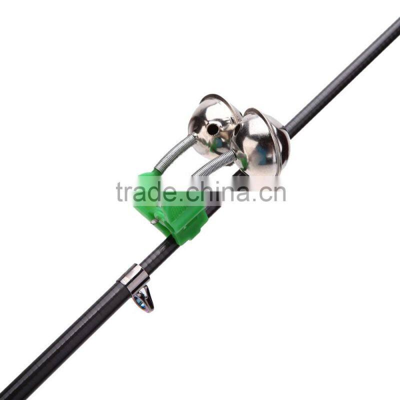 5Pcs Big Twin Bells Fishing Bite Alarm Clip on Fishing Rod Fishing Accessory