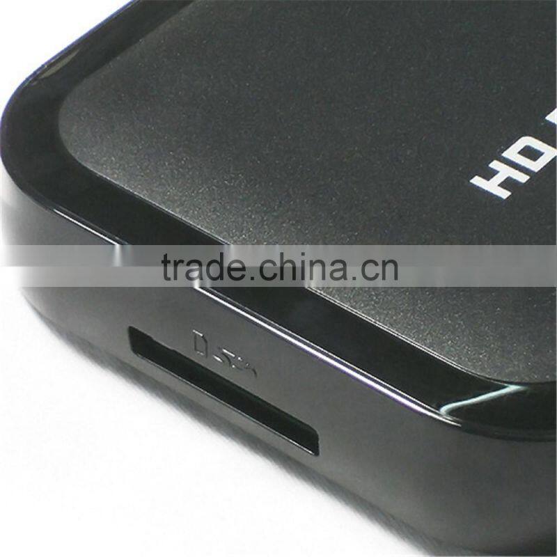 Multifunction mini mobile hard disk full hd media player black/mini full hd 1080p media player