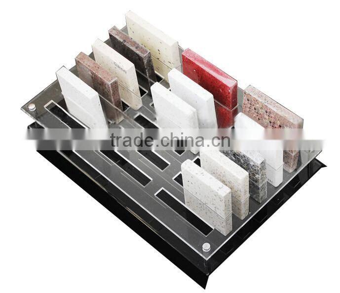 SRT010 Acrylic Table top display rack for quartz stone