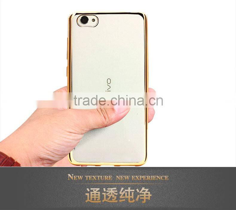 LZB Hot selling Electroplating TPU Case for Vivo X5,For Vivo X5 TPU Case