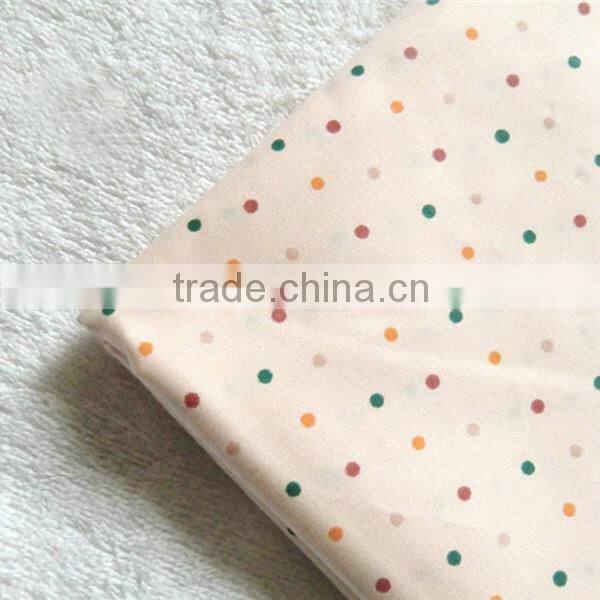 polka dot fabric 40s*40s 133*72, print cotton poplin fabric, home textile fabric