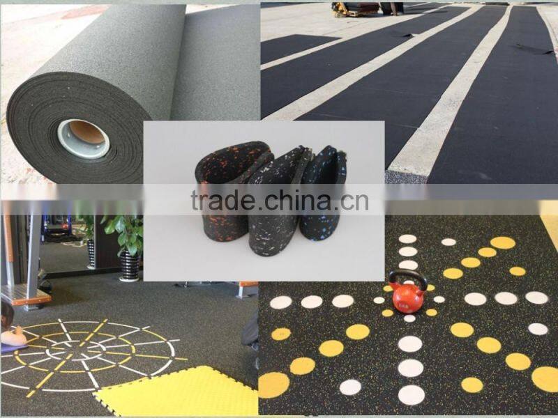 Rubber Gym Flooring/Crossfit Rubber Flooring,High quality gym rubber mat ,sports flooring