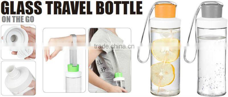 SINOGLASS 4 pcs glass storage canister jar set with TUSCAN VILLA decal