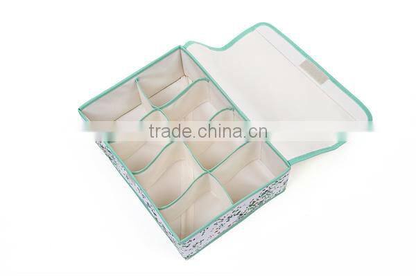 2015 New fashion oxford cloth underwear storage boxliving box