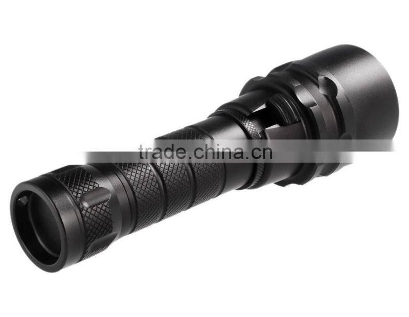 LustFire T6 800LM Adjustable Waterproof Diving LED Flashlight