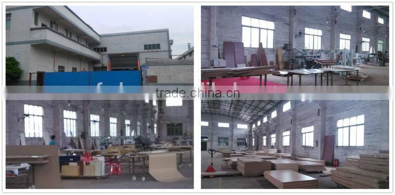 Wooden bookcase with sliding glass doors