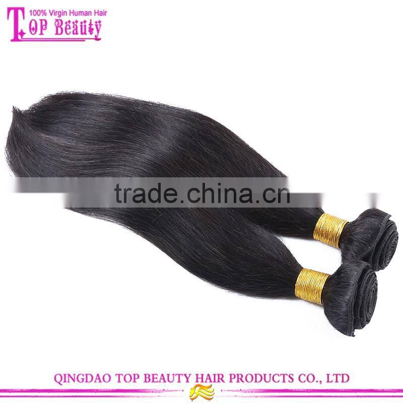 2016 Factory Price Brazilian Hair Weave Straight 8 to 30 inces Brazilian Human Hair Sew In Weave