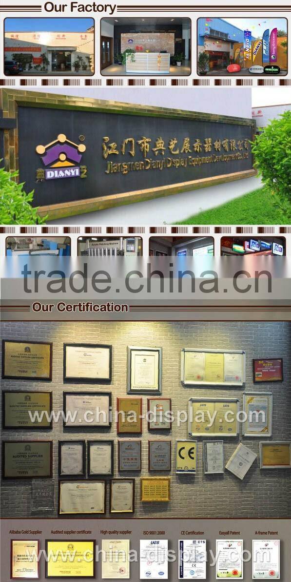 Hot sale curved/straight/S-shape tension fabric wall stand display system