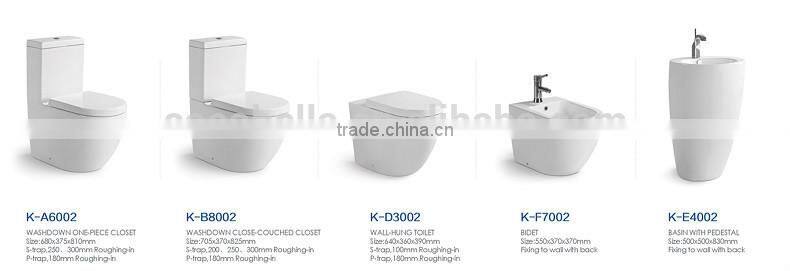 Bathroom wall hung bidet toilet new design