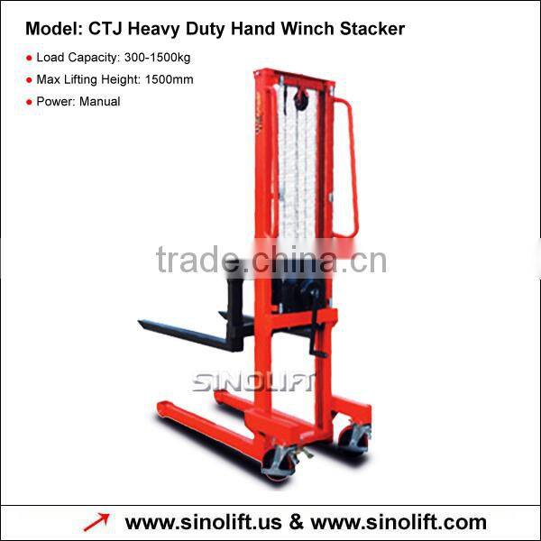 Sinolift-CTJ Hand Winch Stacker with Good Price