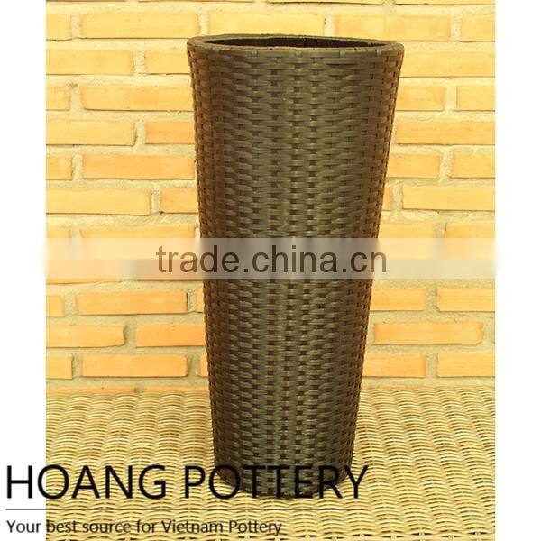 Long Popular Wicker Garden Planter