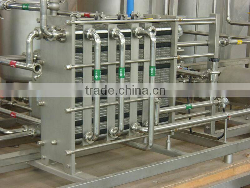 plate type cheese sterilizer 72C/12S processing