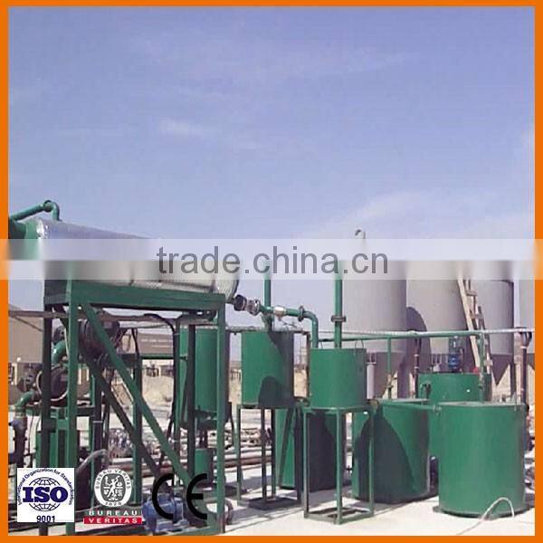 China ZSA black waste oil distillation machine