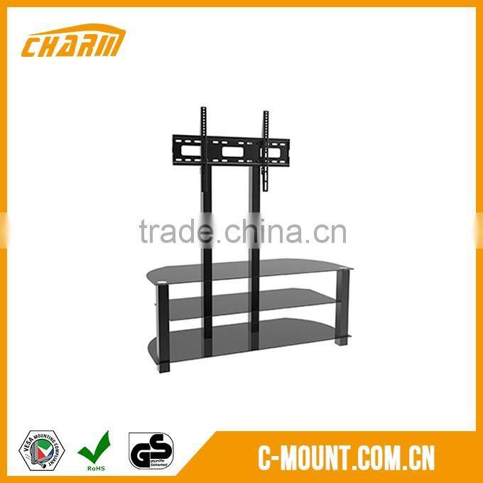 Tv mount with stand for bedroom, CT-FTVS-K604B tv bracket wall mount