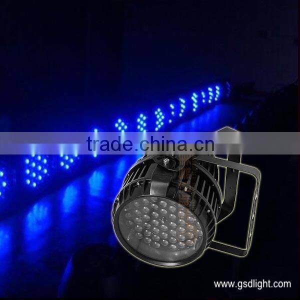2016 Best Selling disco DJ lights high power 54x3w rgbw led par 64