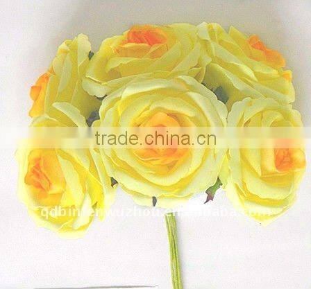Lifelike Modern Design Artificial Flowers Wreaths for Spring Ornament