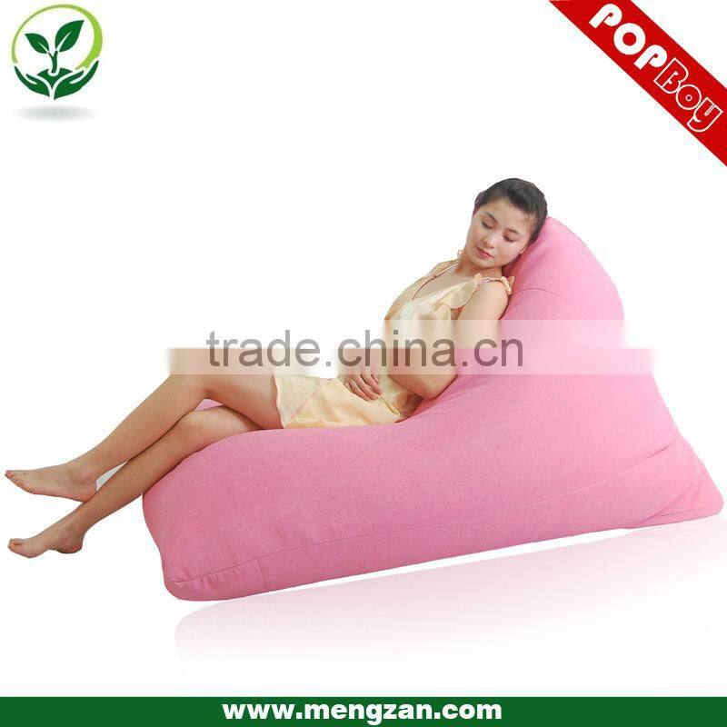 Leanback beanbag lounger , Cozy triangle sofa chair