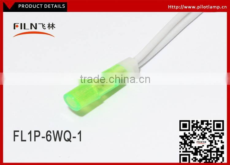 2015 FILN plastic 6mm 380v neon led mi-bulb led electric water heater indicator