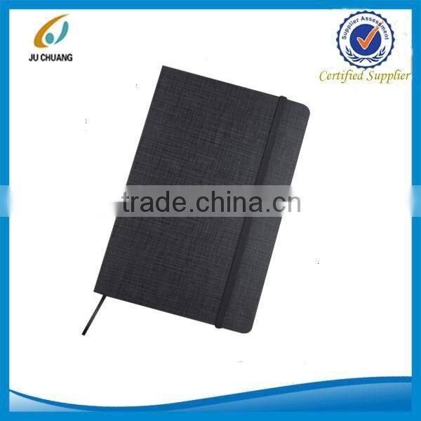 A5 promotional high-grade business notebook with elastic band and ribbon