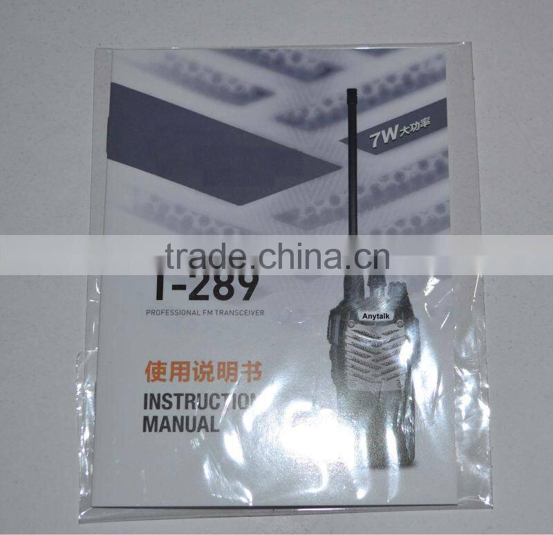 USD23 cheap radio T-289 DTMF uhf two way radio