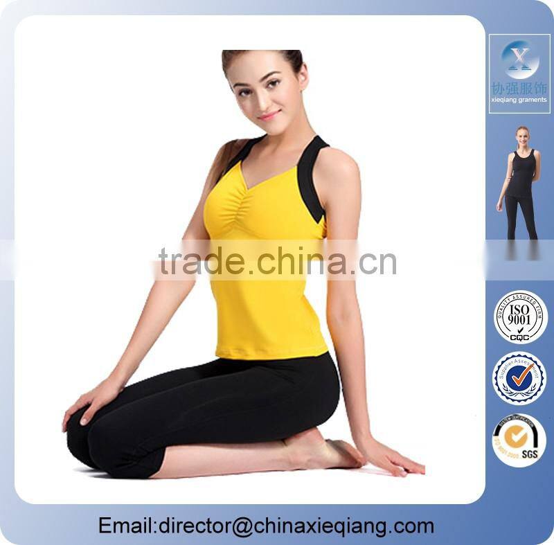 Hotsale fitness yoga wear suits, sexy yoga pants on sale