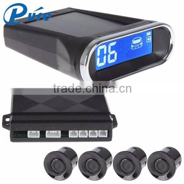 4 Sensors Solar Energy Wireless Parking Sensor with" Dang dang" reminder/human speaker optioinal