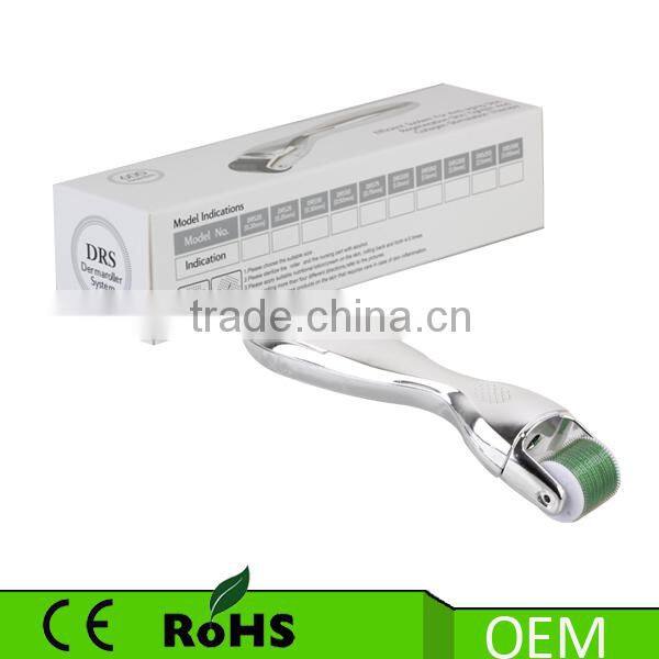 PREMIUM Derma Roller 540 White Handle with Blue head Surgical Stainless Steel Microneedle Roller for Face and Body