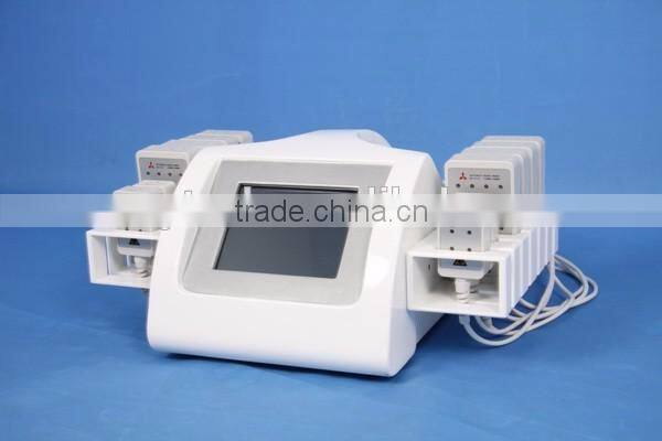 12 pads lipolaser lipo diode laser dual wavelength 650nm 980nm VL107
