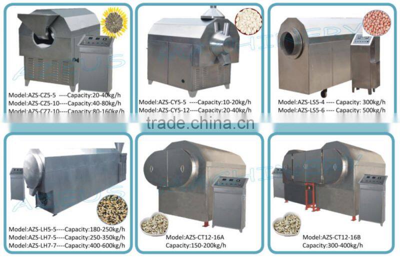 Stainless steel best selling good quality walnuts / almond/ cashew nut roasting machine