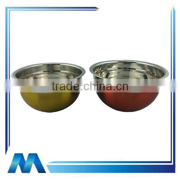 high quality mixing stainless steel salad bowl