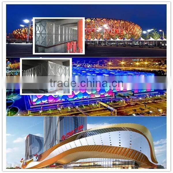 Best price black enameled steel sectional water storage tank for drinking water