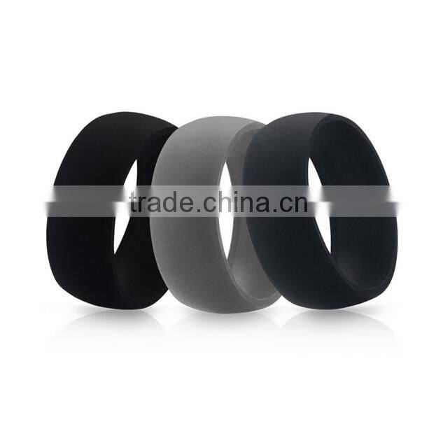 100% Premium Silicone Wedding Band,High Performance Men's Silicone Wedding Ring