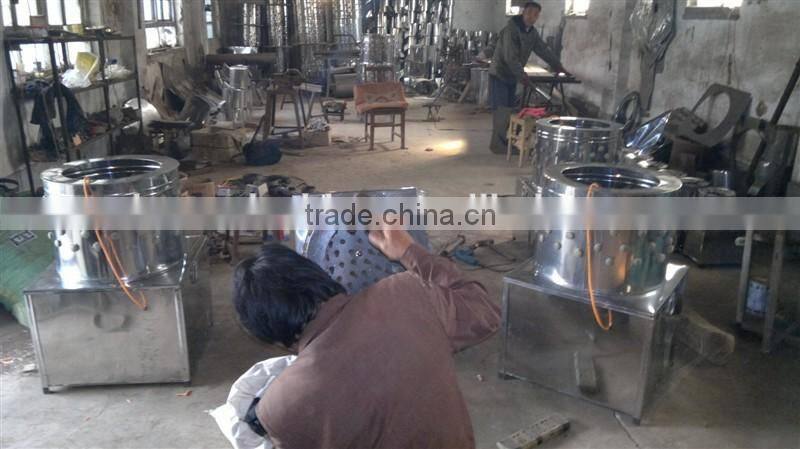 Africa hot selling chicken plucking machine.