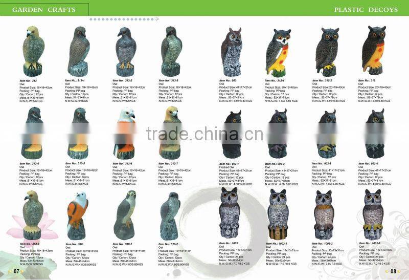 2016 new products Owl Decoys hunting decoys and garden craft313-8
