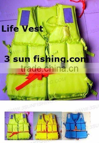High quality fly fishing life vest, sea fishing life vest