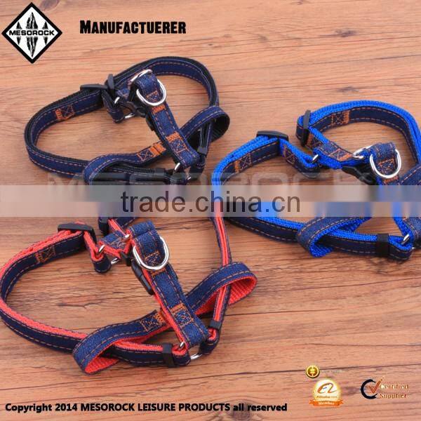 High quality pet products dog harness and collar durable nylon pet leash
