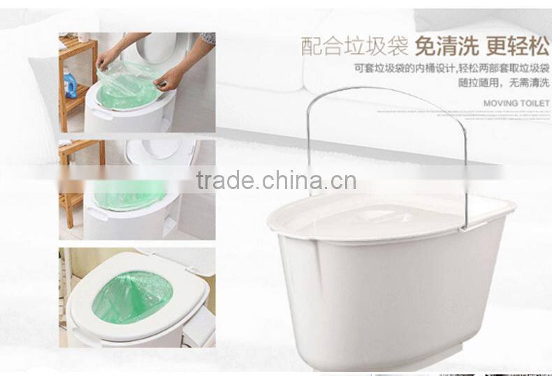 Indoor and Outdoor Upgraded Plastic Mobile Toilet